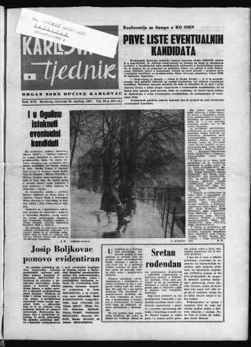 Karlovački tjednik: 1967 • 3