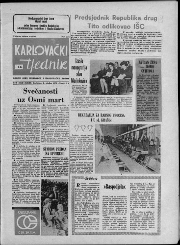Karlovački tjednik: 1975 • 10
