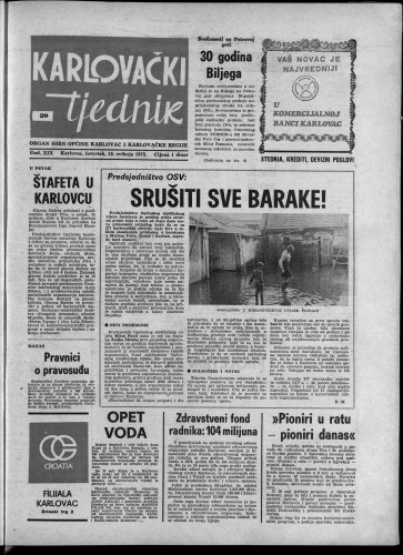Karlovački tjednik: 1972 • 20