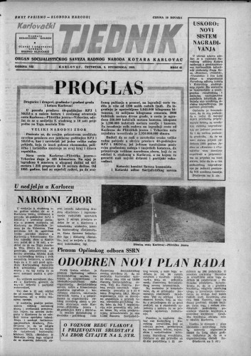 Karlovački tjednik: 1959 • 45