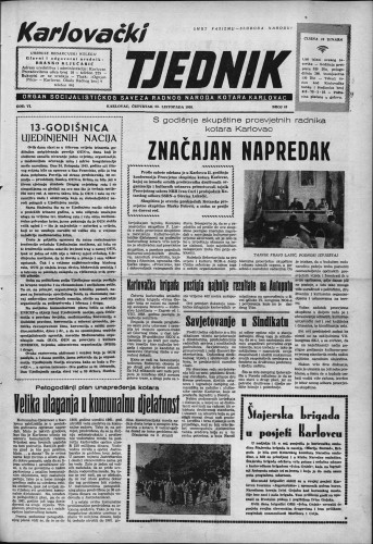 Karlovački tjednik: 1958 • 43