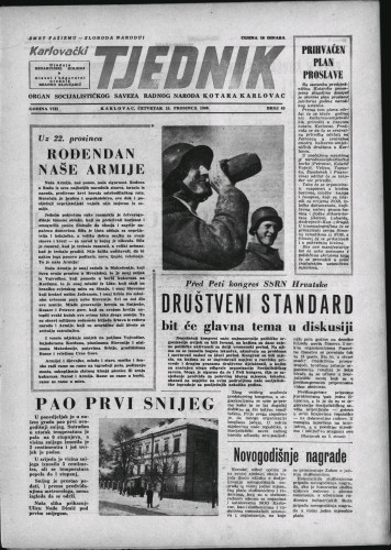 Karlovački tjednik: 1960 • 49