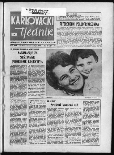 Karlovački tjednik: 1967 • 9