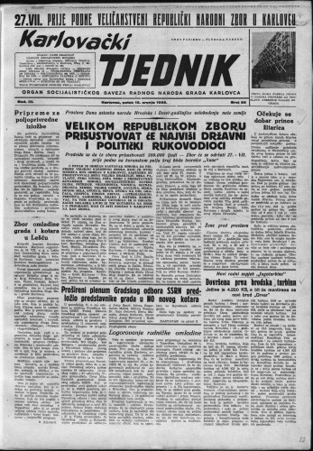 Karlovački tjednik: 1955 • 28