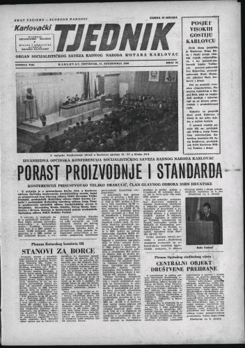 Karlovački tjednik: 1960 • 45
