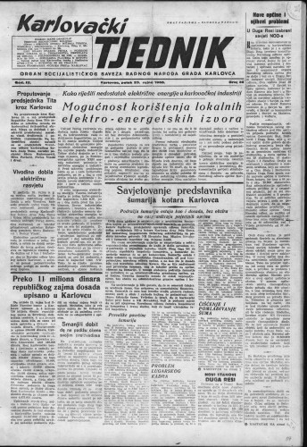 Karlovački tjednik: 1955 • 38