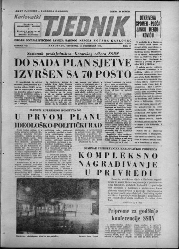 Karlovački tjednik: 1959 • 47