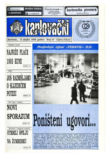 Karlovački tjednik: 1995 • 10