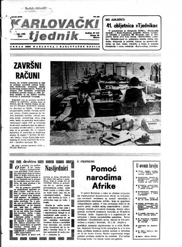 Karlovački tjednik: 1985 • 8