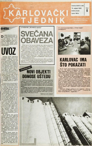Karlovački tjednik: 1987 • 6