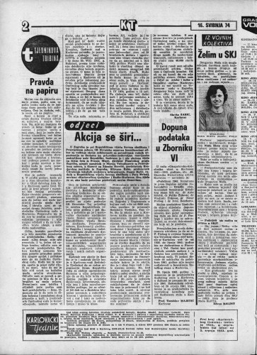 Karlovački tjednik: 1974 • 20