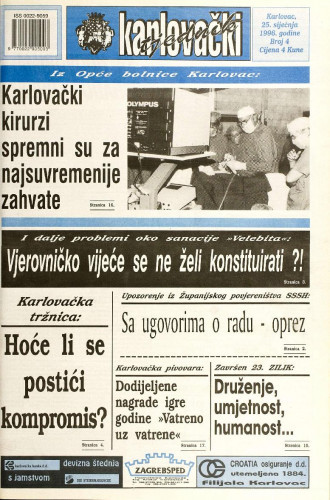 Karlovački tjednik: 1996 • 4