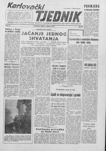Karlovački tjednik: 1957 • 09