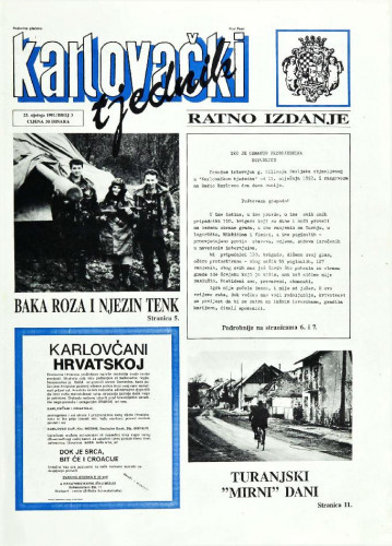 Karlovački tjednik: 1992 • 3