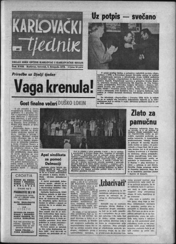 Karlovački tjednik: 1970 • 40