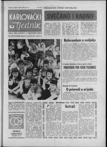 Karlovački tjednik: 1977 • 49