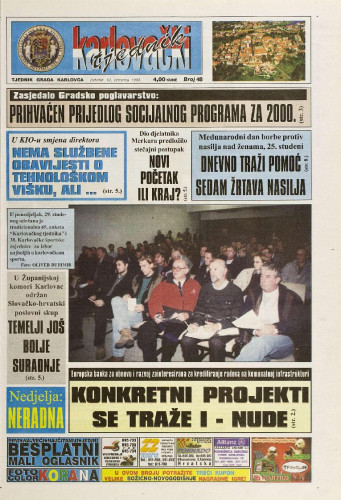 Karlovački tjednik: 1999 • 48