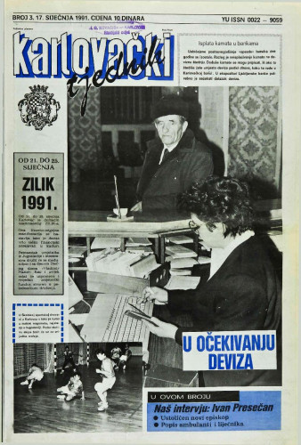 Karlovački tjednik: 1991 • 3
