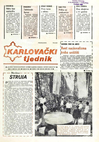Karlovački tjednik: 1989 • 29