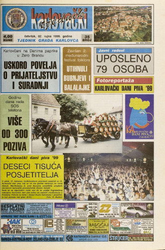 Karlovački tjednik: 1999 • 35
