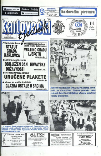 Karlovački tjednik: 1994 • 22