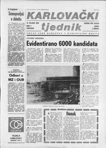 Karlovački tjednik: 1978 • 7