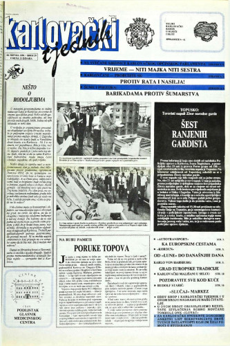 Karlovački tjednik: 1991 • 29