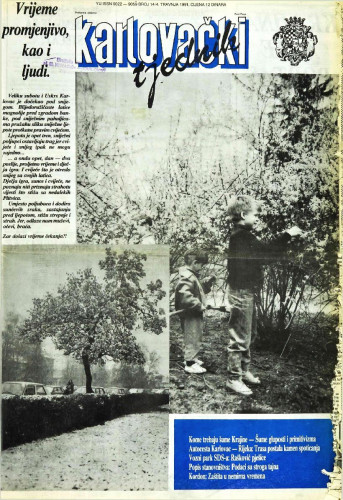 Karlovački tjednik: 1991 • 14
