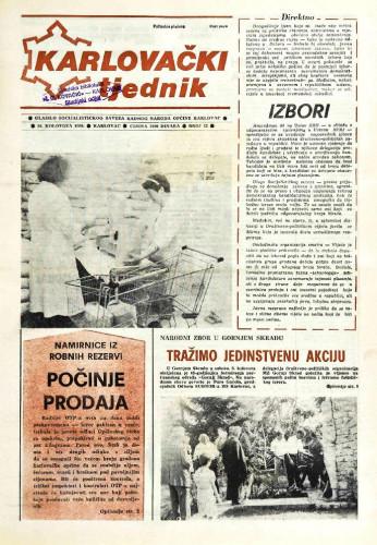 Karlovački tjednik: 1989 • 32