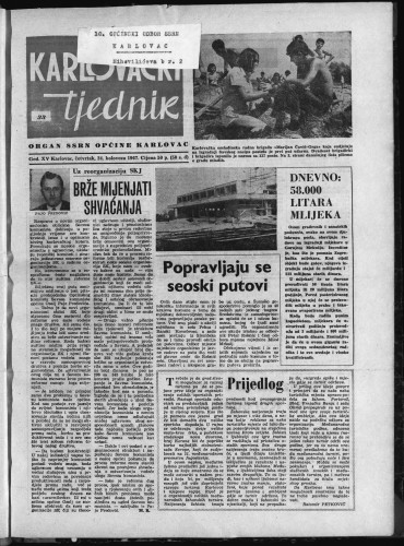 Karlovački tjednik: 1967 • 33
