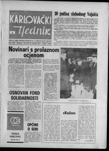 Karlovački tjednik: 1972 • 3