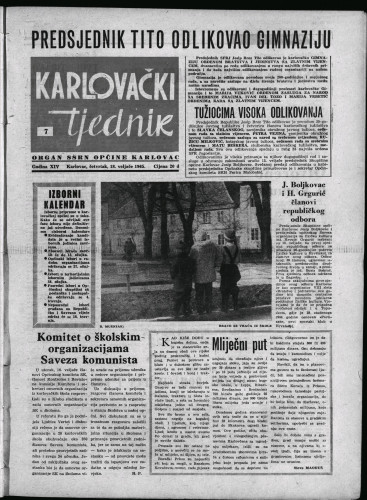 Karlovački tjednik: 1965 • 7