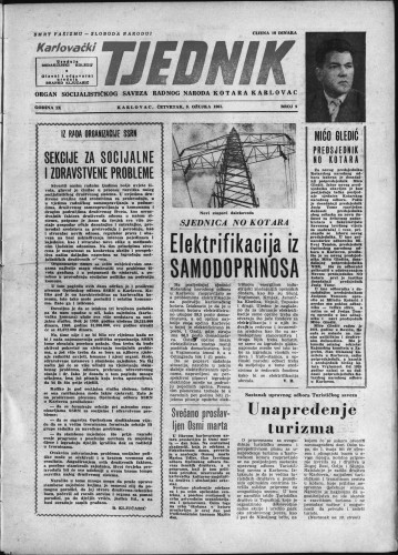 Karlovački tjednik: 1961 • 9