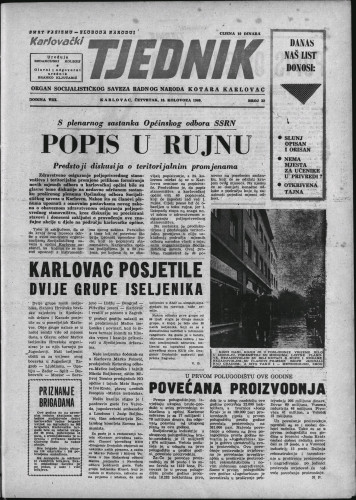 Karlovački tjednik: 1960 • 32