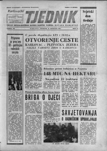 Karlovački tjednik: 1959 • 44