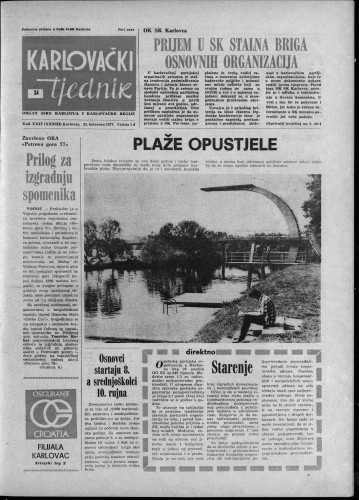 Karlovački tjednik: 1977 • 34