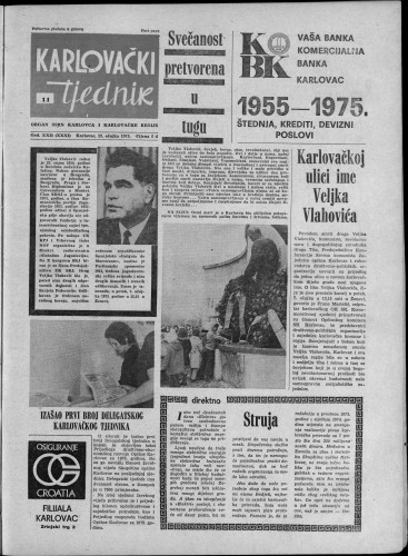 Karlovački tjednik: 1975 • 11