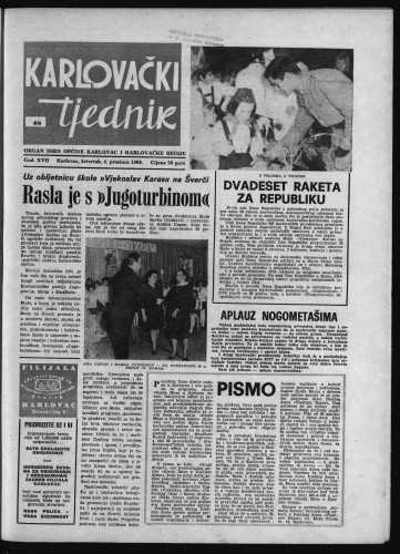Karlovački tjednik: 1969 • 48
