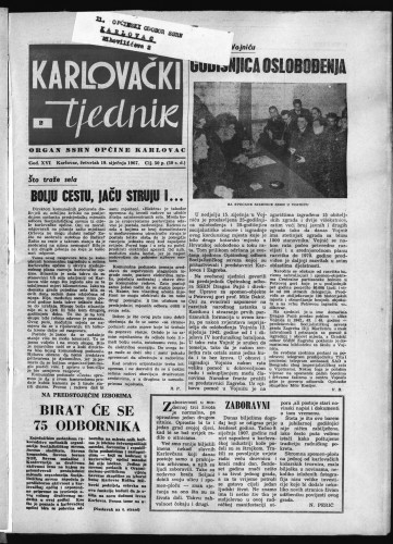Karlovački tjednik: 1967 • 2