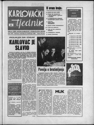 Karlovački tjednik: 1968 • 46