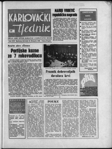 Karlovački tjednik: 1968 • 43