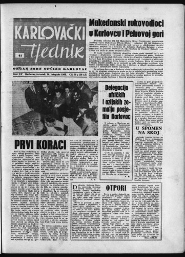 Karlovački tjednik: 1966 • 41