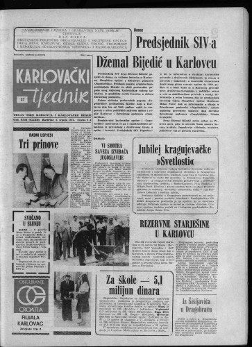 Karlovački tjednik: 1975 • 27