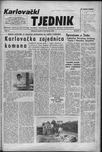 Karlovački tjednik: 1954 • 42
