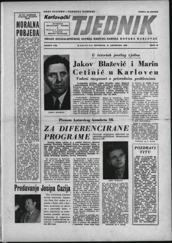Karlovački tjednik: 1960 • 40