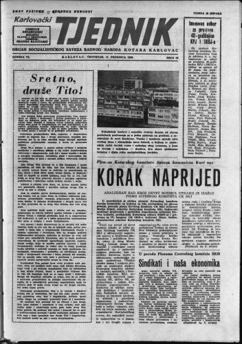 Karlovački tjednik: 1958 • 50