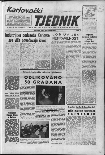 Karlovački tjednik: 1956 • 12