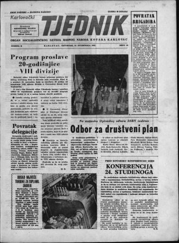 Karlovački tjednik: 1962 • 44