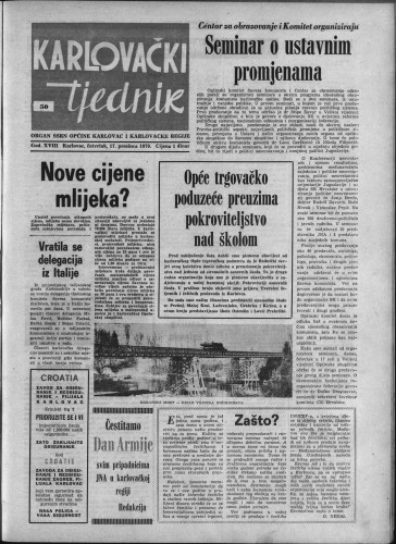 Karlovački tjednik: 1970 • 50