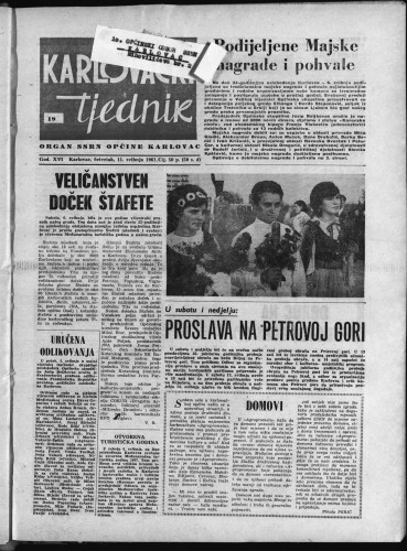 Karlovački tjednik: 1967 • 18